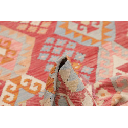 Hand Made Rug Kilim Afghanistan 120x178 Red Bei