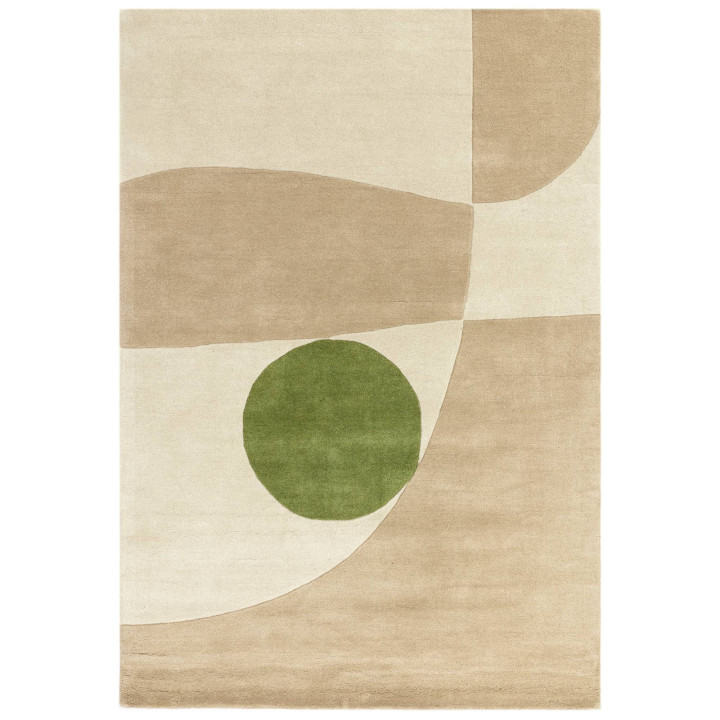 Tappeto Reef astratto beige e avorio 120x170 cm