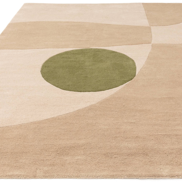 Tappeto Reef astratto beige e avorio 120x170 cm