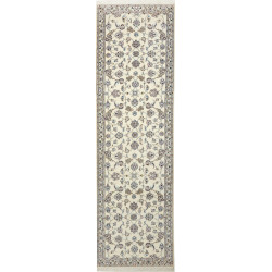 Nain 9la 90x332 Cm Nain 9la, Persia, Hand-carded Wool And