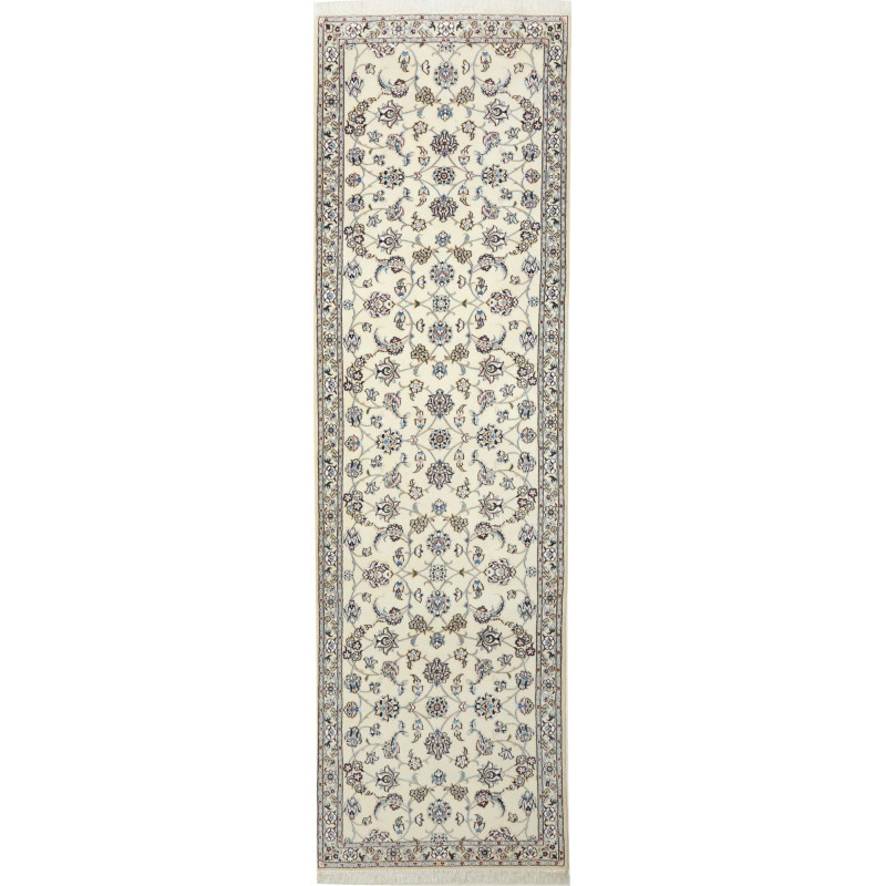 Nain 9la 90x332 Cm Nain 9la, Persia, Hand-carded Wool And