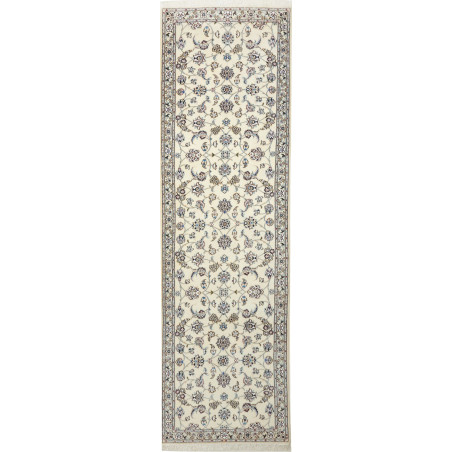 Nain 9la 90x332 Cm Nain 9la, Persia, Hand-carded Wool And