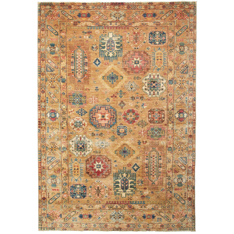 Rug Tribal Pakistan 167x243 Gold Ochre