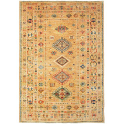 Kazak Fine 147x214 Cm Kazak Fine, Pakistan, Hand-carded