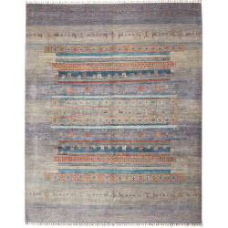Rug Siva Pakistan 244x303 Grey Lavender