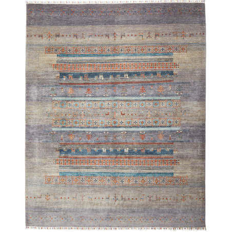 Rug Siva Pakistan 244x303 Grey Lavender