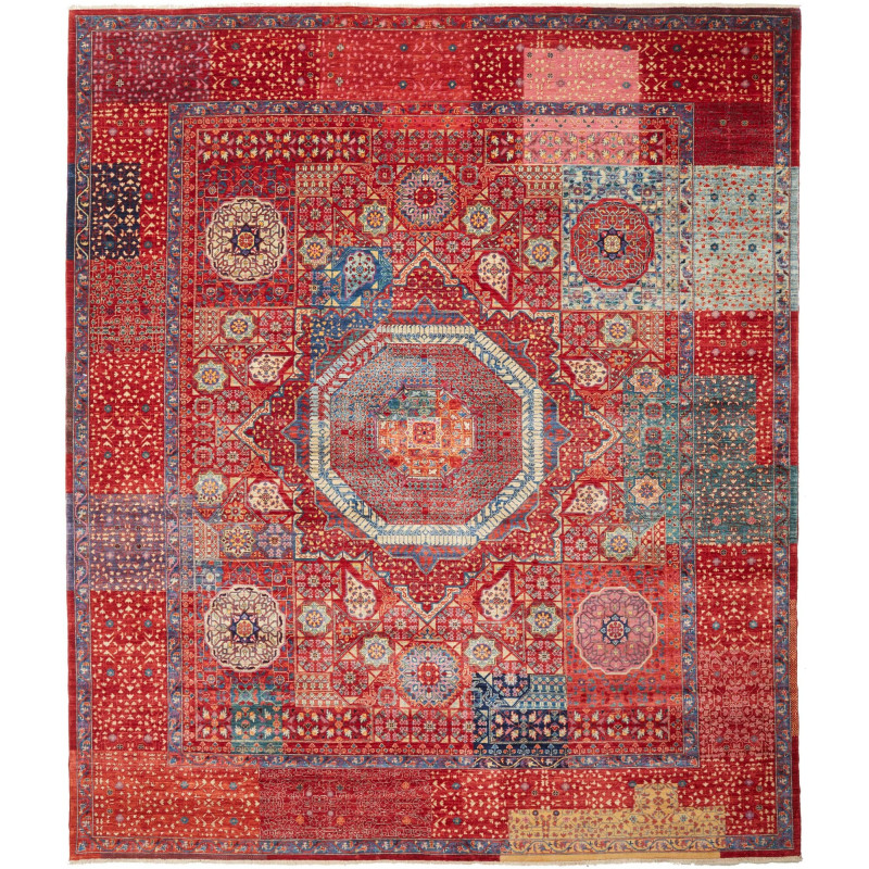 Rug Mamlouk Pakistan 251x294 Red Blue