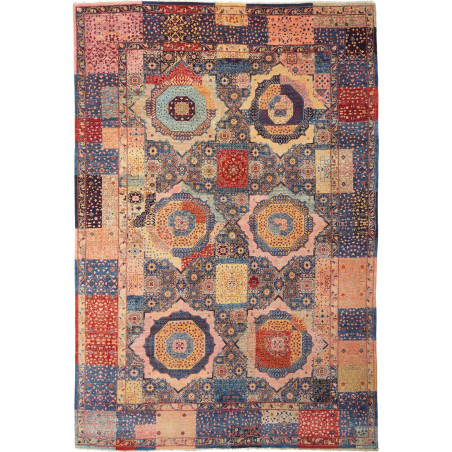 Mamlouk 200x299 Cm Mamlouk, Pakistan, Hand-carded Wool