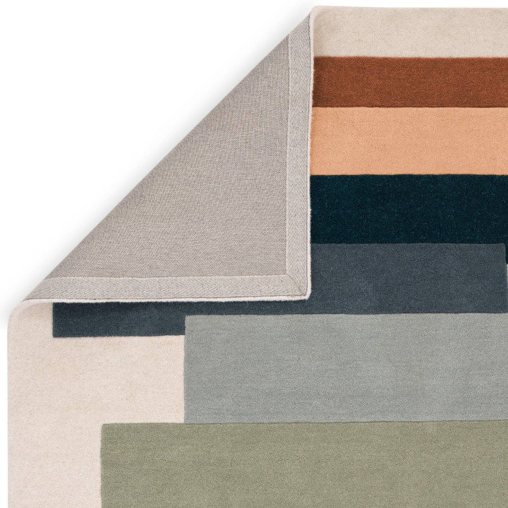 Rug Reef geometric beige dark grey light grey ol
