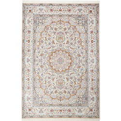 Nain 9la 206x303 Cm Nain 9la, Persia, Hand-carded Wool And