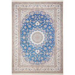 Nain 9la 253x359 Cm Nain 9la Persia Hand-carded Wool And