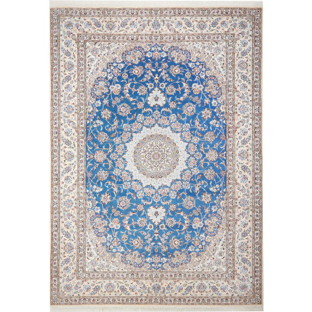 Nain 9la 253x359 Cm Nain 9la Persia Hand-carded Wool And