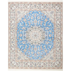 Nain 9la 203x257 Cm Nain 9la, Persia, Hand-carded Wool And
