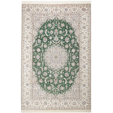 Nain 9la 202x308 Cm Nain 9la, Persia, Hand-carded Wool And
