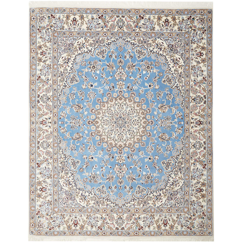 Nain 9la 197x245 Cm Nain 9la, Persia, Hand-spun Wool And