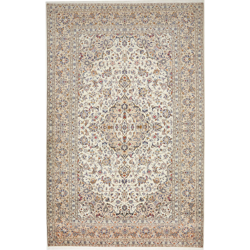 Kashan 204x320 Cm Kashan, Persia, Hand-carded Wool (warp: