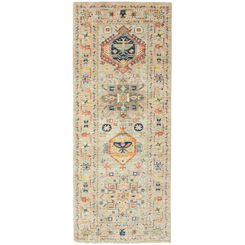 Tribal 78x196 Cm Tribal, Pakistan, Hand-carded Wool (warp:
