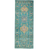 Rug Tribal Pakistan 78x202 Turquoise Aqua Green
