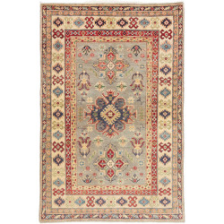 Hand Made Rug Kazak Pakistan 96x147 Grey Beige