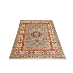 Hand Made Rug Kazak Pakistan 96x147 Grey Beige