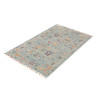 Hand Made Rug Rubin Pakistan 80x125 Light Blue