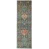 Rug Tribal Pakistan 78x253 Petrol Blue Turquois