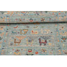 Hand Made Rug Rubin Pakistan 80x125 Light Blue