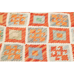 Hand Made Rug Kilim Afghanistan 123x178 Orange
