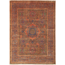 Rug Mamlouk Pakistan 147x205 Burnt Orange Indig