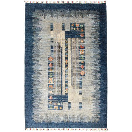 Siva 122x185 Cm Siva, Pakistan, Hand-carded Wool