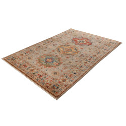 Tappeto Kazak Fine Pakistan 153x209 Grigio Tort