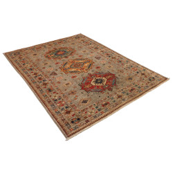 Tappeto Kazak Fine Pakistan 153x209 Grigio Tort