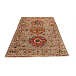 Tappeto Kazak Fine Pakistan 153x209 Grigio Tort