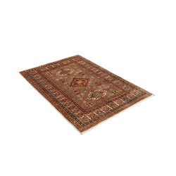 Tappeto Kazak Fine Pakistan 100x146 Marrone Ter