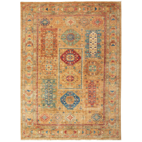 Rug Tribal Pakistan 167x231 Ochre Blue