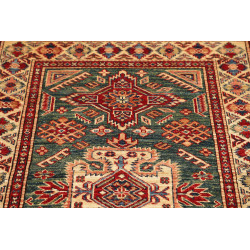 Tappeto Kazak Fine Pakistan 92x140 Petrolio Ros