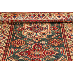 Tappeto Kazak Fine Pakistan 92x140 Petrolio Ros