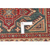 Tappeto Kazak Fine Pakistan 92x140 Petrolio Ros