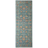 Rug Shahi Fine Pakistan 90x252 Teal Blue Burnt