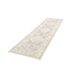Rug Kazak Afghanistan 81x292 Cream Off White Pa