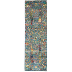 Rug Shahi Fine Pakistan 77x243 Teal Rust