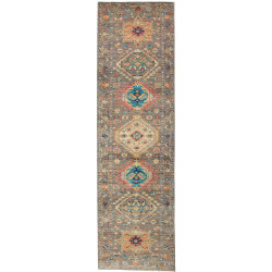 Rug Tribal Pakistan 81x295 Grey-brown Ochre