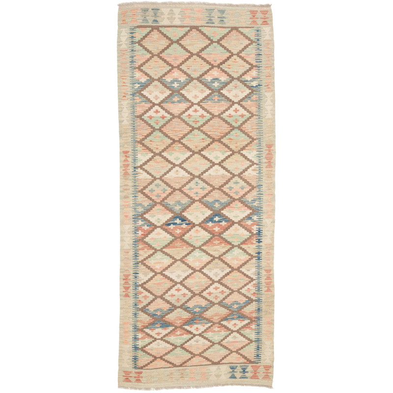 Rug Kilim Afghanistan 84x200 Cream Beige Terrac