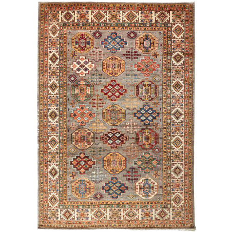 Kazak Fine 210x307 Cm Kazak Fine, Pakistan, Hand-carded Wool