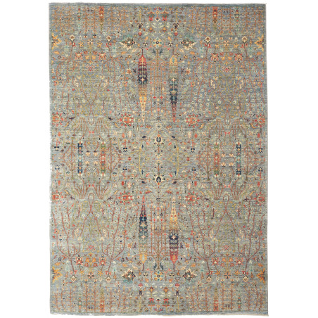 Rug Shahi Fine Pakistan 206x292 Grey-blue Rust