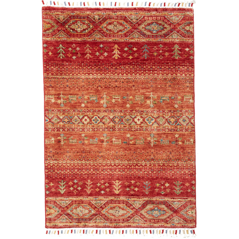 Rug Siva Pakistan 80x117 Red Terracotta