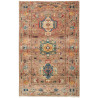 Rug Tribal Pakistan 80x125 Earthy Brown Blue