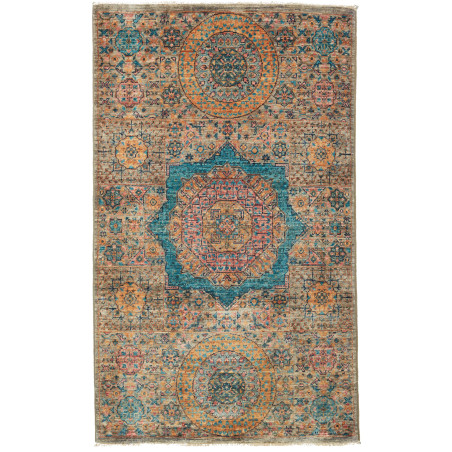 Mamlouk 77x127 Cm Mamlouk Pakistan Hand-carded Wool (warp:
