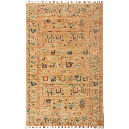 Rubin 99x156 Cm Rubin Pakistan Hand-carded Wool Cotton