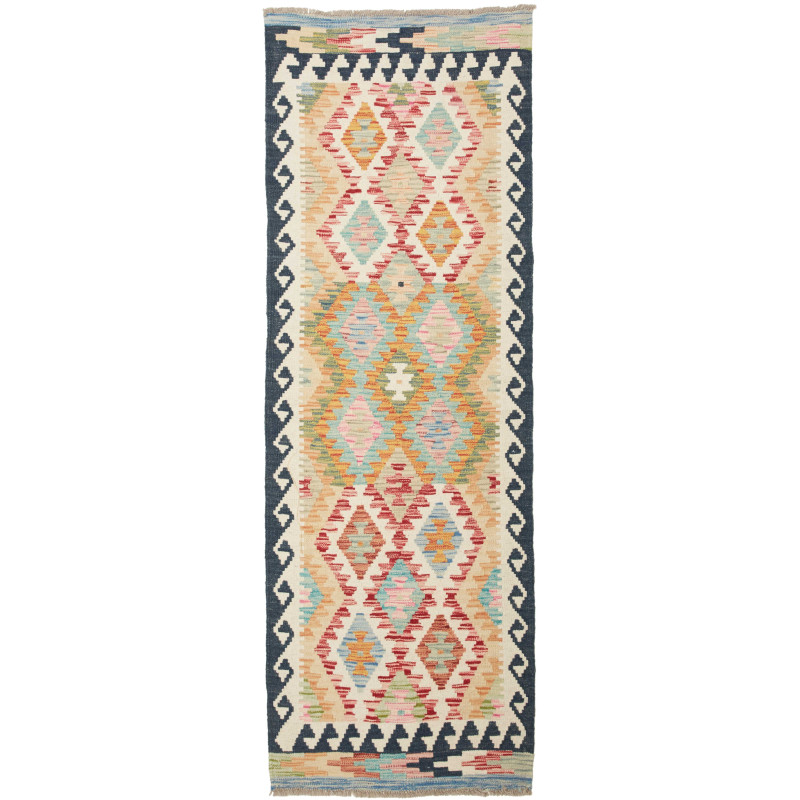 Kilim 65x194 Cm Kilim, Afghanistan, Hand-carded Wool (pile),